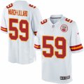 Mens Nike Kansas City Chiefs #59 Justin March-Lillard Limited White NFL Jersey