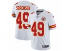 Nike Kansas City Chiefs #49 Daniel Sorensen Vapor Untouchable Limited White NFL Jersey