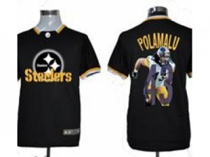 Nike Pittsburgh Steelers #43 Troy Polamalu Team ALL-Star Fashion Jerseys