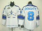 nhl jerseys los angeles kings #8 doughty white-blue[2012 stanley cup champions]