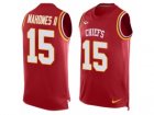 Nike Chiefs #15 Patrick Mahomes II Red Team Color Mens Stitched NFL Limited Tank Top Jersey