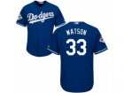 Los Angeles Dodgers #33 Tony Watson Replica Royal Blue Alternate 2017 World Series Bound Cool Base MLB Jersey