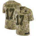 Mens Nike Carolina Panthers #17 Devin Funchess Limited Camo 2018 Salute to Service NFL Jersey