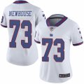 Women's Nike New York Giants #73 Marshall Newhouse Limited White Rush NFL Jersey