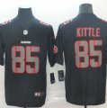 Nike 49ers #85 George Kittle Black Impact Rush Limited Jersey