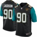Mens Nike Jacksonville Jaguars #90 Malik Jackson Game Black Alternate NFL Jersey