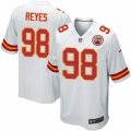Mens Nike Kansas City Chiefs #98 Kendall Reyes Game White NFL Jersey