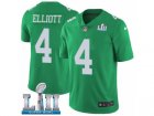 Youth Nike Philadelphia Eagles #4 Jake Elliott Limited Green Rush Vapor Untouchable Super Bowl LII NFL Jersey