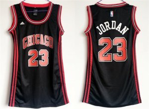 Bulls #23 Michael Jordan Black Women Swingman Jersey