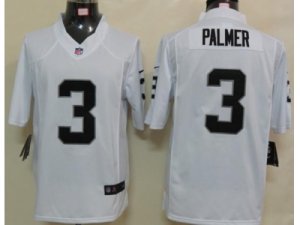 Nike NFL oakland raiders #3 Carson Palmer white jerseys[Limited]