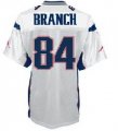 New England Patriots #84 Deion Branch White