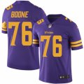 Mens Nike Minnesota Vikings #76 Alex Boone Limited Purple Rush NFL Jersey