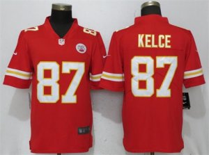 Nike Chiefs #87 Travis Kelce Red Vapor Untouchable Limited Jersey