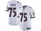 Mens Nike Baltimore Ravens #75 Jonathan Ogden Vapor Untouchable Limited White NFL Jersey