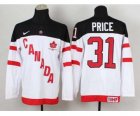 nhl jerseys team canada #31 price white[100 th]