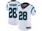 Women Nike Carolina Panthers #28 Jonathan Stewart Vapor Untouchable Limited White NFL Jersey