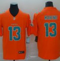 Nike Dolphins #13 Dan Marino Orange Inverted Legend Limited Jersey