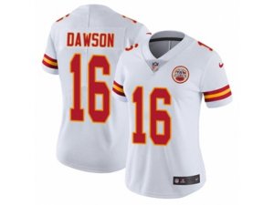 Women Nike Kansas City Chiefs #16 Len Dawson Vapor Untouchable Limited White NFL Jersey