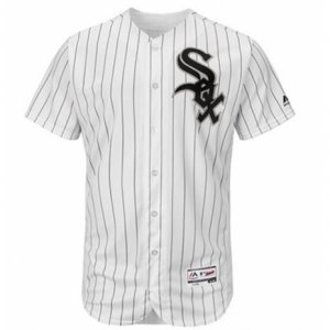 Men\'s Chicago White Sox Blank Majestic White Flexbase Authentic Collection Team Jersey