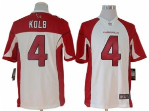 Nike NFL Arizona Cardinals #4 Kevin Kolb White Jerseys(Limited)