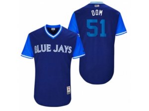 2017 Little League World Series Blue Jays Dominic Leone #51 Dom Royal Jersey