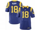Nike Rams #18 Cooper Kupp Royal Blue Alternate Mens Stitched NFL Elite Jersey