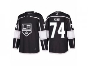 Mens adidas Dwight King Los Angeles Kings #74 Black 2018 New Season Team Home Jersey