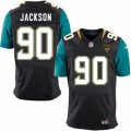 Mens Nike Jacksonville Jaguars #90 Malik Jackson Elite Black Alternate NFL Jersey