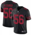 Nike 49ers# 56 Kwon Alexander Black Vapor Untouchable Limited Jersey