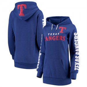 Texas Rangers G III 4Her By Carl Banks Women\'s Extra Innings Pullover Hoodie Royal