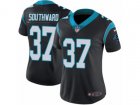 Women Nike Carolina Panthers #37 Dezmen Southward Black Team Color Vapor Untouchable Limited Player NFL Jersey