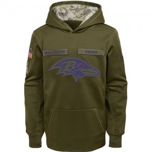 Baltimore Ravens Nike Youth Salute to Service Pullover Performance