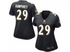 Women Nike Baltimore Ravens #29 Marlon Humphrey Game Black Alternate NFL Jersey