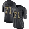 Mens Nike Baltimore Ravens #71 Ricky Wagner Limited Black 2016 Salute to Service NFL Jersey