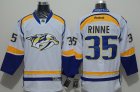 NHL Nashville Predators #35 Pekka Rinne White Jerseys