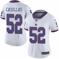 Women's Nike New York Giants #52 Jonathan Casillas Limited White Rush NFL Jersey