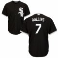 Men's Majestic Chicago White Sox #7 Jimmy Rollins Replica Black Alternate Home Cool Base MLB Jersey