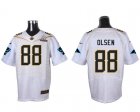 2016 PRO BOWL Nike Carolina Panthers #88 Greg Olsen white jerseys(Elite)