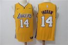 Lakers #14 Brandon Ingram Yellow Nike Swingman Jersey