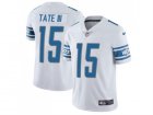 Nike Detroit Lions #15 Golden Tate III White Mens Stitched NFL Limited Jersey