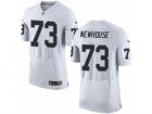 Mens Nike Oakland Raiders #73 Marshall Newhouse Elite White NFL Jersey