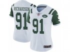 Women Nike New York Jets #91 Sheldon Richardson Vapor Untouchable Limited White NFL Jersey