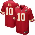 Mens Nike Kansas City Chiefs #10 Tyreek Hill Game Red Team Color NFL Jersey