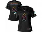 Women Nike Miami Dolphins #6 Brandon Doughty Game Black Fashion NFL Jersey