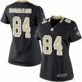 Women's Nike New Orleans Saints #84 Michael Hoomanawanui Limited Black Team Color NFL Jersey