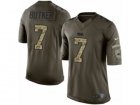 Mens Nike Carolina Panthers #7 Harrison Butker Limited Green Salute to Service NFL Jersey