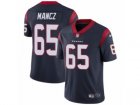 Mens Nike Houston Texans #65 Greg Mancz Vapor Untouchable Limited Navy Blue Team Color NFL Jersey