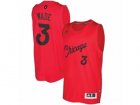 Men adidas Chicago Bulls #3 Dwyane Wade Red 2016-17 Christmas Day Swingman Jersey