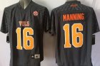 Youth NCAA Tennessee Volunteers #16 Manning black jerseys