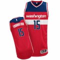 Mens Adidas Washington Wizards #15 Marcus Thornton Authentic Red Road NBA Jersey